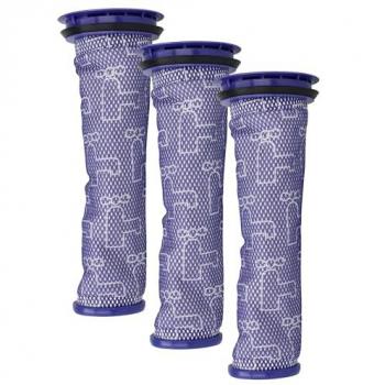 Vhbw 3x Pre-Motor Filter for Dyson DC65 Animal Exklusiv, Animal Total Clean, Multi Floor Vacuum