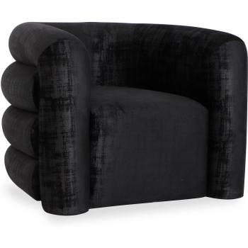 Fauteuil Menzzo Noir Texturé 95×72×85 cm