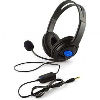 Flexible Boom Microphone Wired Gaming Headphones for PS4 and PC