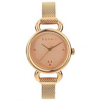 Esprit Play Rose Gold Mesh Damenuhr ES1L023M0065