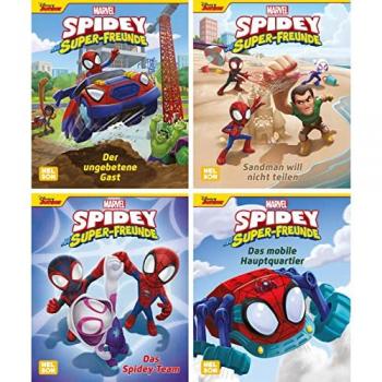 Verkaufspaket. Mini-Bücher: Marvel: Spidey und seine Super-Freunde: 1-4, Libro per bambini di Nelson
