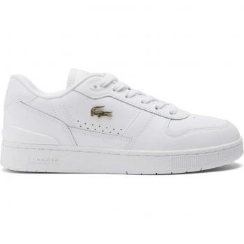Lacoste Women's T-Clip Leather Trainers - Size UK 6