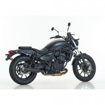 Falcon Doppelschlitz Auspuff für Kawasaki Eliminator 500