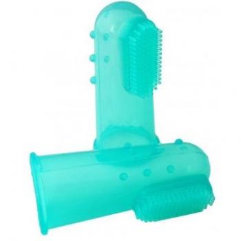 Pet Dental Hygiene Silicone Finger Toothbrush