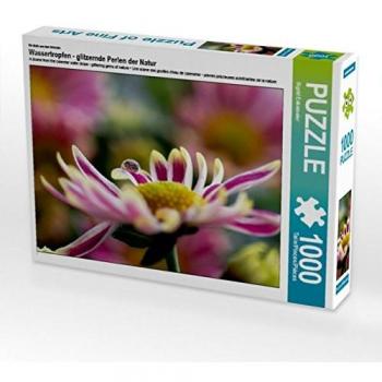 CALVENDO Wassertropfen‑Puzzle mit funkelnden Perlen – 1000 Stück, 64 × 48 cm