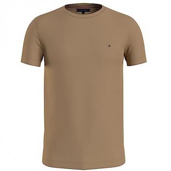 Tommy Hilfiger Men's Stretch Slim Fit Tee - Brown - Size Large