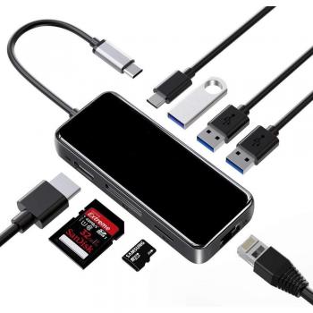 8in1 USB-C Dockingstation mit HDMI und Kartenleser