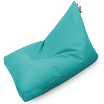 Puff Outdoor Turquesa Happers XL de Polipiel – Ligero y Duradero