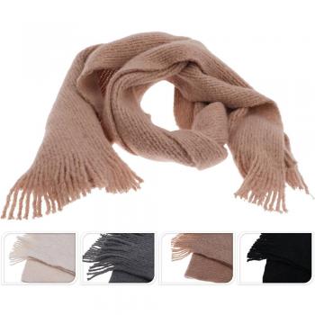 Bufanda de punto 180 cm colores variados basics