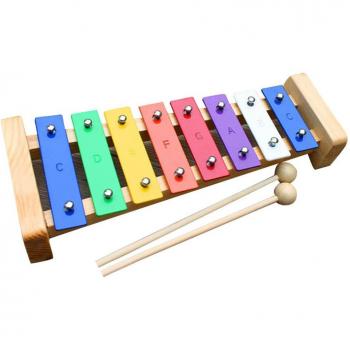 Farbenfrohes Klavier mit 8 Tönen