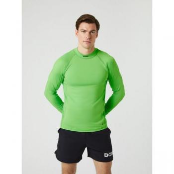 Borg Mock Neck Ls T-Shirt