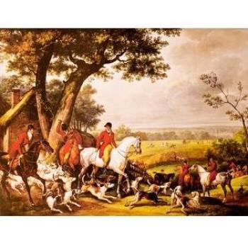 Holzaufbau‑Puzzle: Waldjagd von Fontainebleau (Carle Vernet)