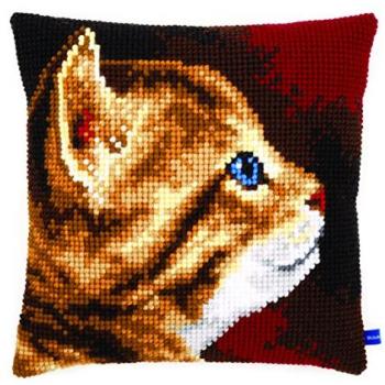 Vervaco Kreuzstichkissen Set Katze
