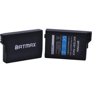 2Pc 3.6V 2400mAh Rechargeable Batteries for Sony PSP2000 PSP3000