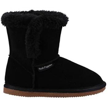 Hush Puppies 'Ashlynn' Suede Slipper Booties
