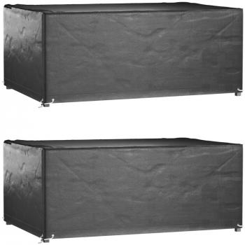 Proteção de Móveis Externos VidaXL – Capas Retangulares 180x122x75 cm (2pcs)
