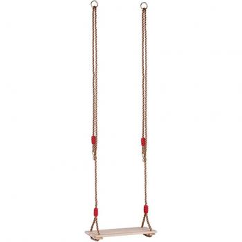 Columpio Roto‑Cuerda de Madera 180 cm