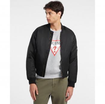 Bóxer bomber de manga larga negro de Guess Jeans