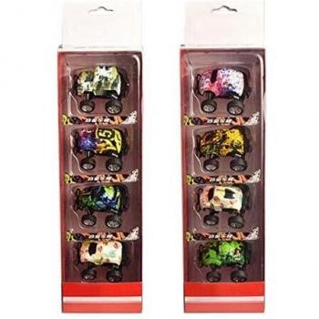 Set de 4 Coches de Metal