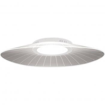 Netlighting Vela Integrated LED Semi Flush Light White Glass - FA-3625-65-102