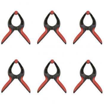 Conjunto de 6 Pinças Tamanho Médio