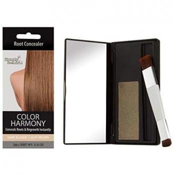 Color Harmony Poudre Retouche Racines Cheveux: Couvrant les Racines Foncées de votre Couleur: Waterproof Résistant à l'Eau Mascara Correcteur de Racines (Castan Clair)
