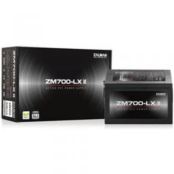 Zalman ZM700-LXII unidad de fuente de alimentación 700 W 20+4 pin ATX Negro