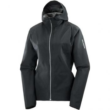 Salomon Bonatti Trail Chaqueta Mujer Capucha Negro XL