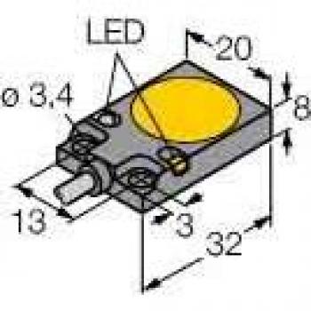 BI5‑Q08‑AP6X2/S34 5 mm Inductive Position Detector