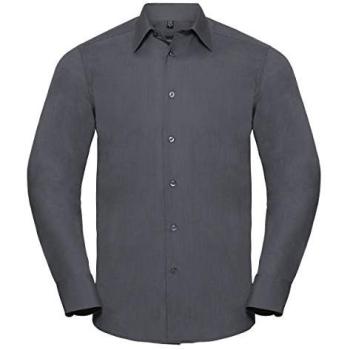 Grey 3XL Easy Care Poplin Shirt – Russell Athletic