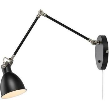 Markslojd Black Plug-In Wall Light