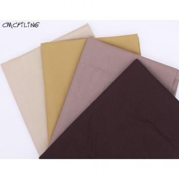 Tissu marron pour couture de poupées