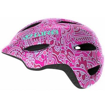 Giro Scamp Casco de Ciclismo Infantil, Flores Rosas Tierra, XS