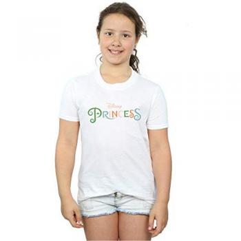 Camiseta Blanca de Princesa Disney para Niñas 9-11 Años