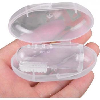 Infant Silicone Toothbrush with Storage Box