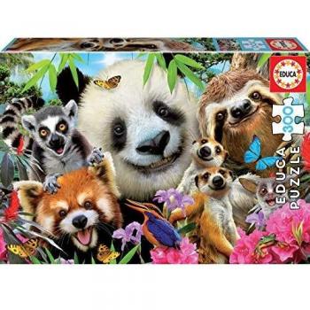 Puzzle Educa 300 pezzi - Selfie Amici dagli Occhi Neri