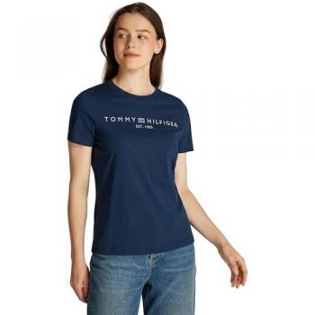 T‑shirt Tommy Hilfiger Blu Scuro Sottile (WW0WW40276)