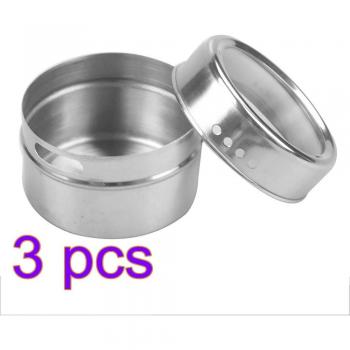Magnetic Spice Tin with Transparent Lid