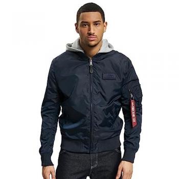 Alpha MA-1 TT Hood Giacca Blu M
