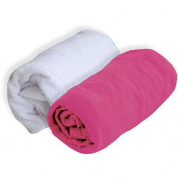 Set de Doux Nid Alèse + Drap Housse Framboise 70×140 cm