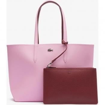 Sac Cabas Anna Réversible Lacoste Bicolore Rose et Lilas