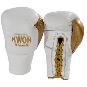 Gants de boxe en cuir Kwon à lacets