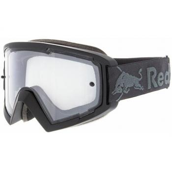 Red Bull Spect MX Goggles Black/Grey/Clear Flash Lens - One Size Male