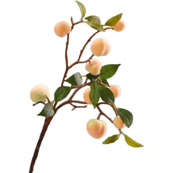 Artificial Peach Blossom Branches with Berries