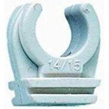 Clip simple en nylon (poliamide 6.6) avec douille en laiton M6