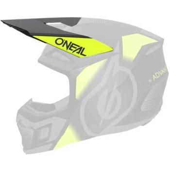 Visiera Casco Oneal 3SRS Vision Nero/Giallo Taglia Unica
