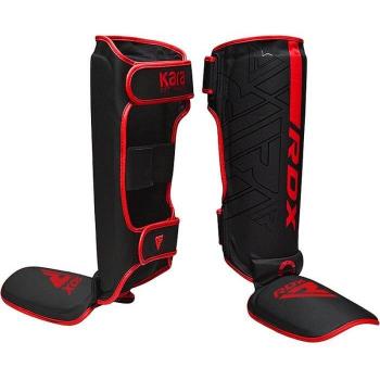 Protetores de Caneleira RDX F6 KARA MMA - Vermelho - S