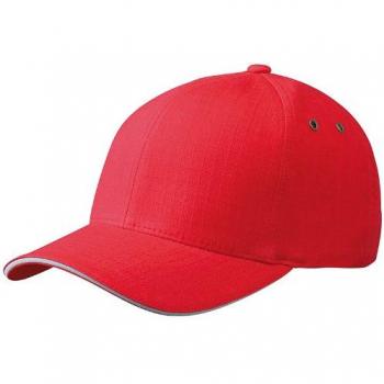 Red MyrtBeach RipStop FlexFit Sandwich Cap (S/M)