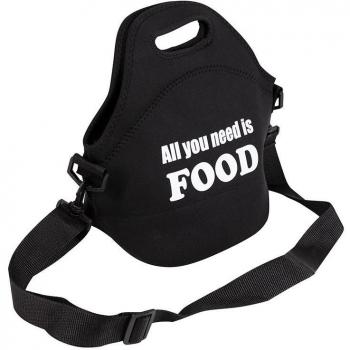 Bolsa para almuerzo de neopreno 30x30x17cm negra expert bgeu4332 san ignacio