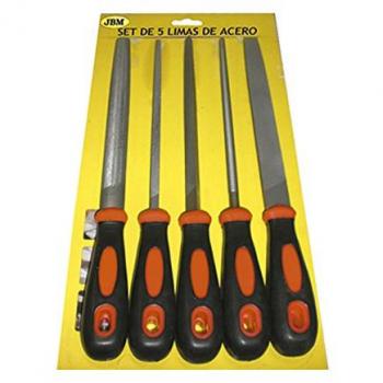 Juego de limas de acero 5 piezas